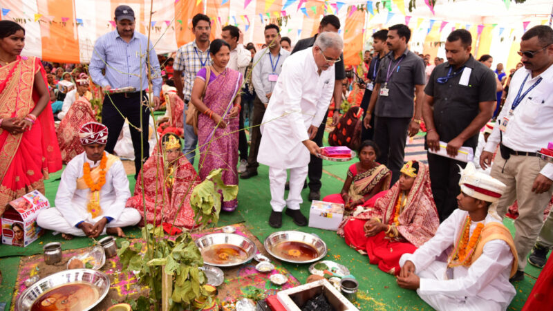 रायपुर : मुख्यमंत्री कन्या विवाह योजना: साढ़े चार साल में 25 हजार से अधिक बेटियों का हुआ विवाह