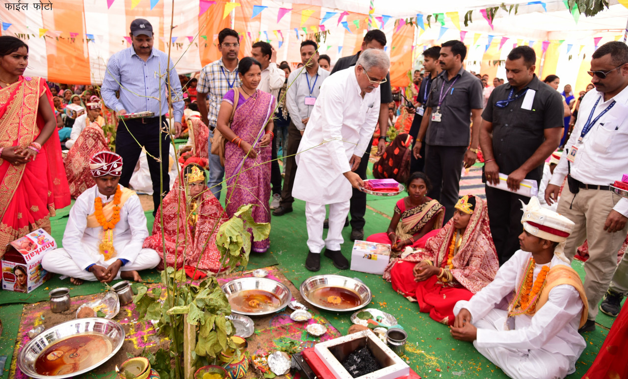 रायपुर : मुख्यमंत्री कन्या विवाह योजना: साढ़े चार साल में 25 हजार से अधिक बेटियों का हुआ विवाह